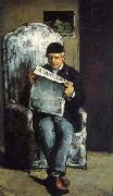 Paul Cezanne Portrait of the Artist Father Louis Auguste Cezanne oil painting on canvas